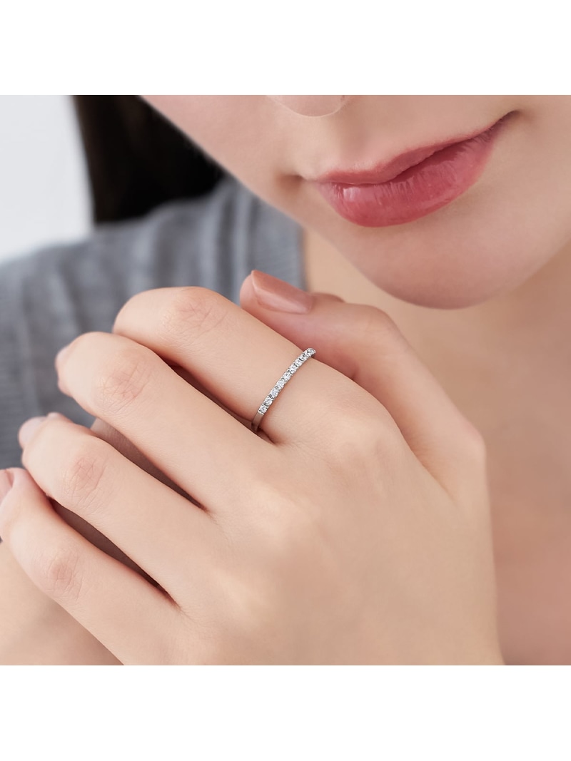 楽天市場】シルバー ハーフエタニティ リング 4℃ ヨンドシー