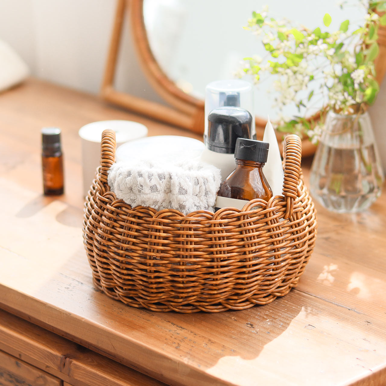 楽天市場】【公式】ユティル ラウンドローバスケット Sサイズ (UTILE