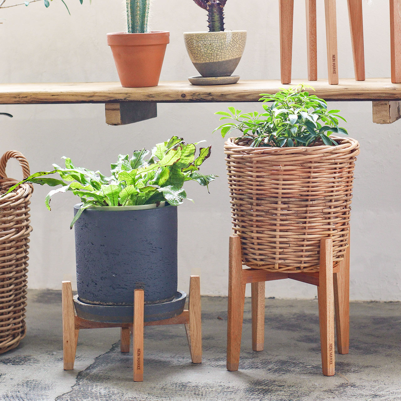 楽天市場】【公式】ナインマーケ ポットスタンドL ローサイズ(NEIN