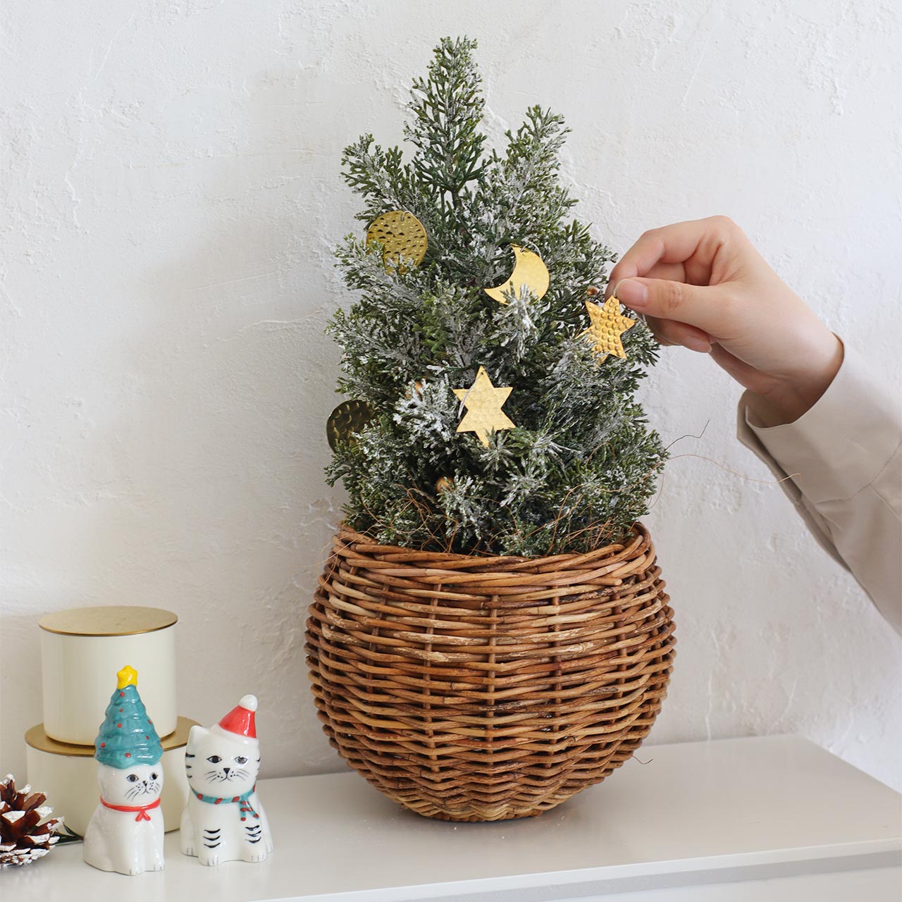 楽天市場】【公式】クリスマス オーナメント セット 飾り 星 月 金