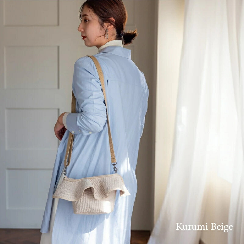 楽天市場】ヌビ フリル ショルダー バッグ お出かけにカジュアルに