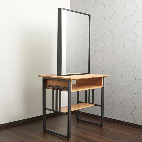 楽天市場】【在庫処分SALE】 セット面 ドレッサー 両面 幅80×奥行60×高