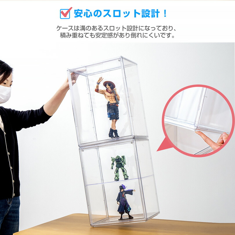 楽天市場】フィギュアケース クリア ディスプレイボックス