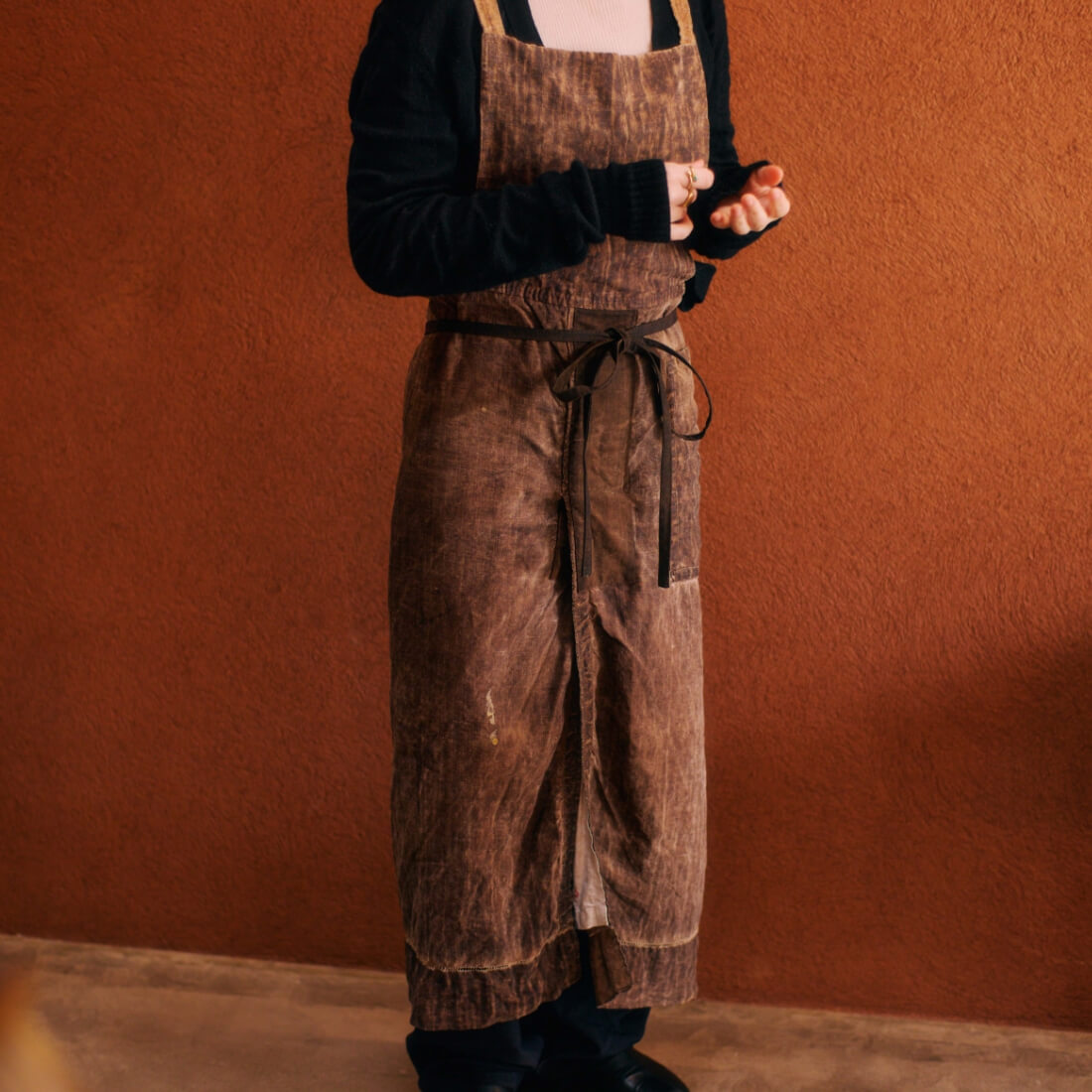 柿渋染めのエプロン | 続magazine
