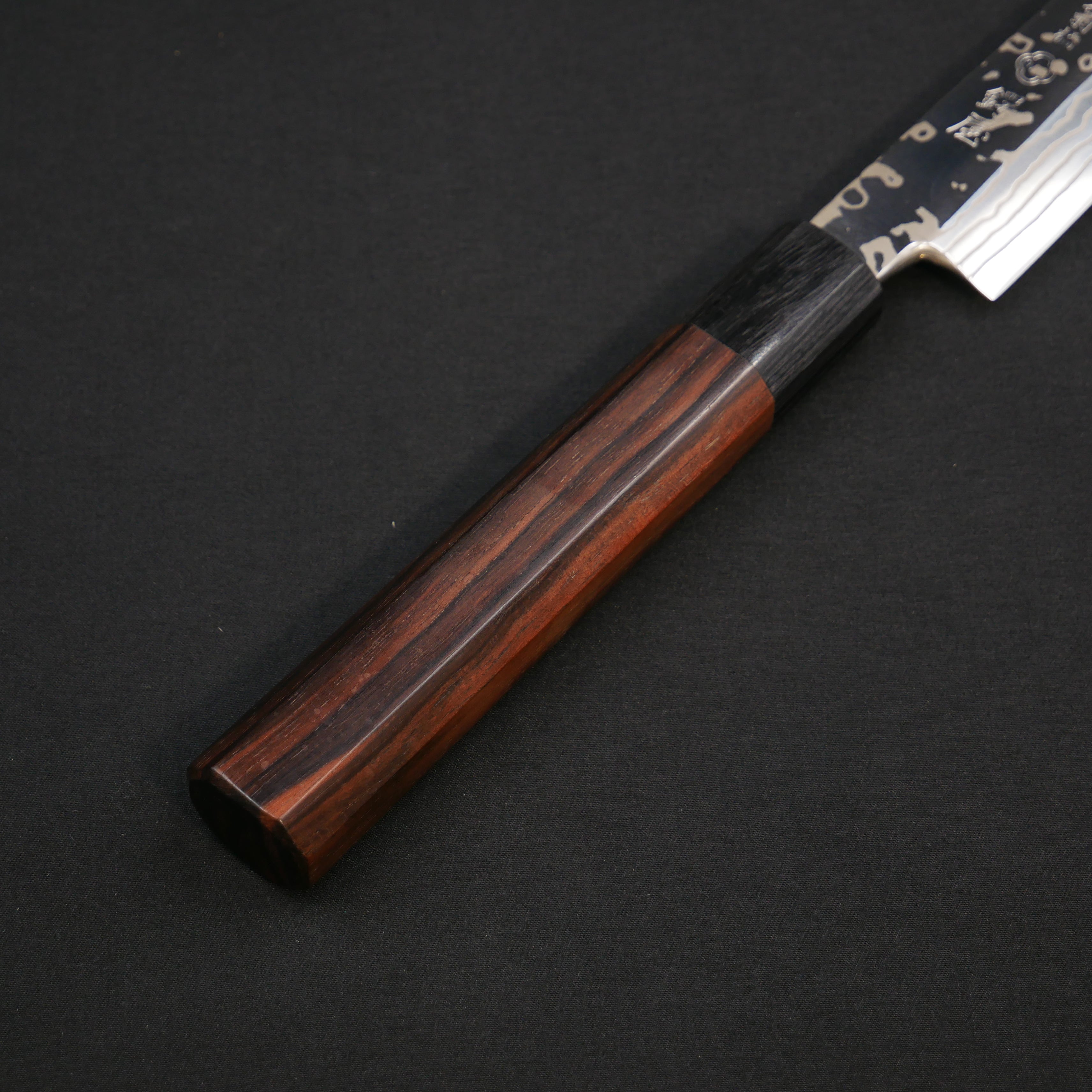 吉田刃物 ZDP189 ダマスカス 柳刃 黒檀八角柄 – つば屋庖丁店