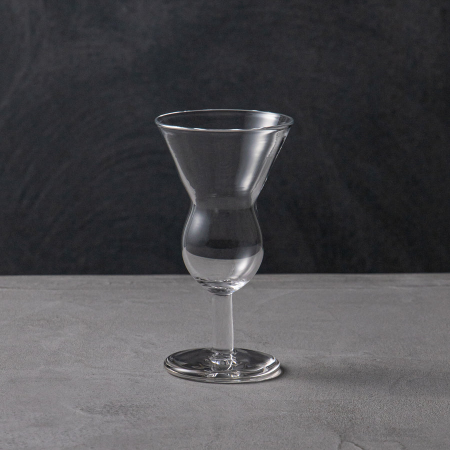 ガラス専門店 │ 吹きガラス │ 髙橋禎彦 │ 足つきミニグラスクリア