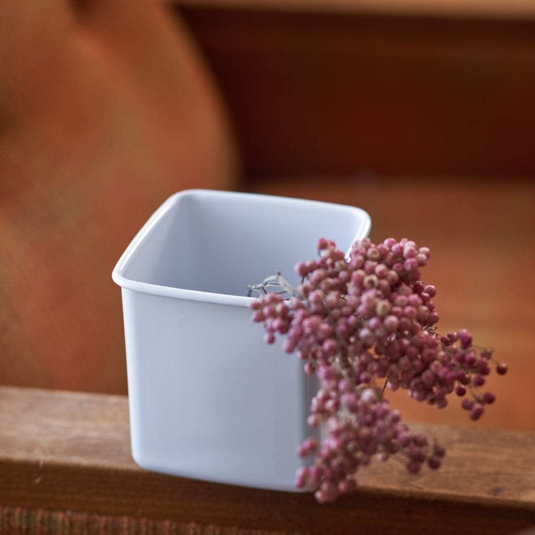 フラワーベース］ ホーローキャニスター 商品ページ - 土と風の植物園