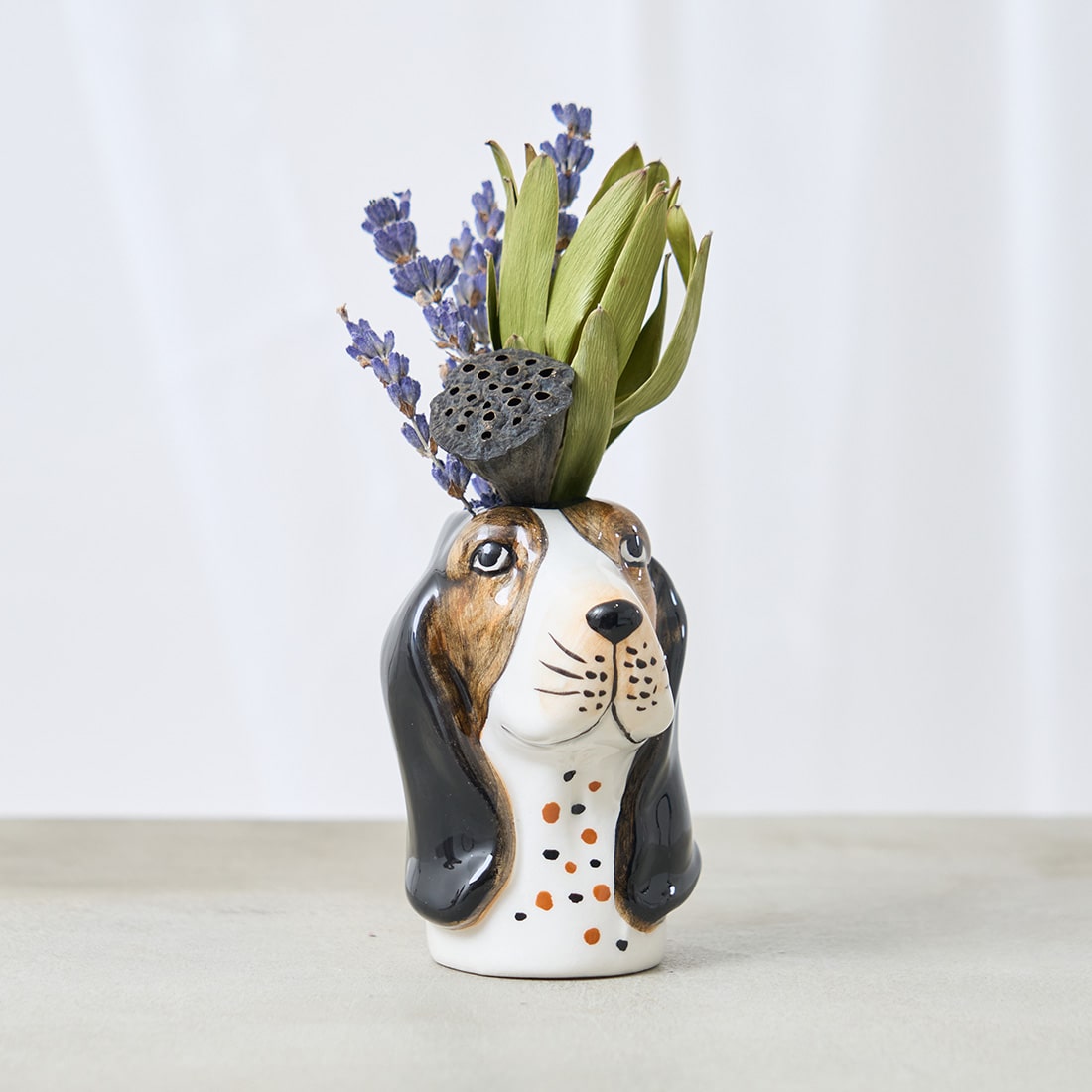 ちょこんと飾れる、動物の一輪挿し 商品ページ - 土と風の植物園