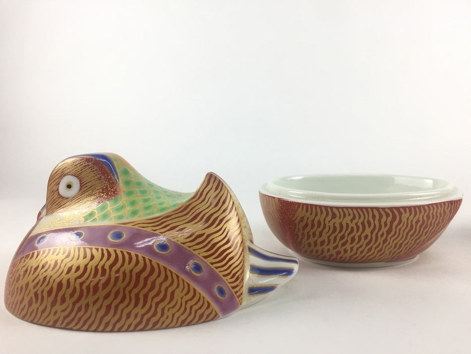 蓋物/小物入れ】おしどり蓋物 幸楽窯 有田焼 — 佐賀有田 ギャラリーつじ信