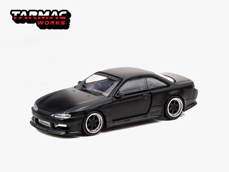 VERTEX Nissan Silvia S14 Matt Black(1/64 Scale）※台湾イベント限定