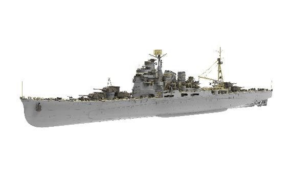 1/700 日本海軍 重巡洋艦 高雄 1944年 DX版【BELBV700904DX