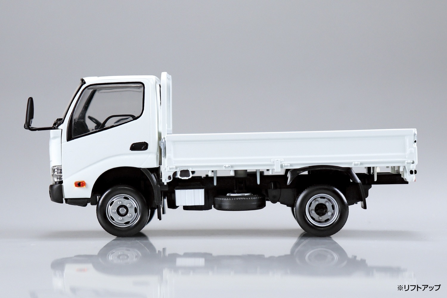 楽プラ スナップキット No.23-WE 日野 デュトロ 平ボデー（ホワイト