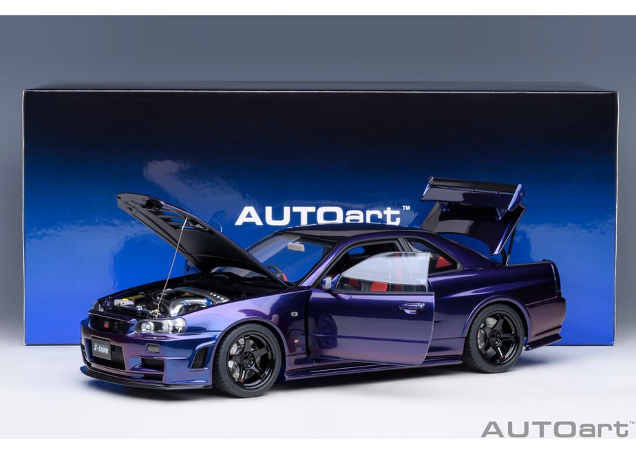 77464 1/18 ニスモ R34 GT-R Z-tune （ミッドナイトパープルⅢ