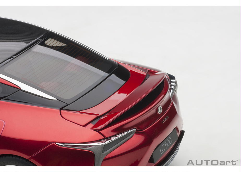 78873 1/18 レクサス LC500 （メタリック・レッド ※インテリアカラー