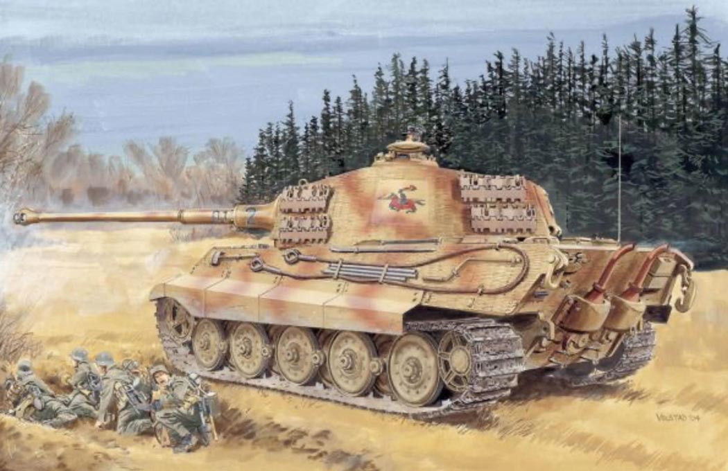 1/72 WW.II ドイツ軍 Sd.Kfz.182 キングタイガー ポルシェ砲塔【DR7231