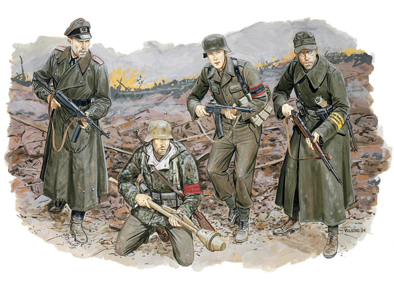 1/35 WW.II ドイツ武装親衛隊 擲弾兵 冬季装備 1944-45【DR6704