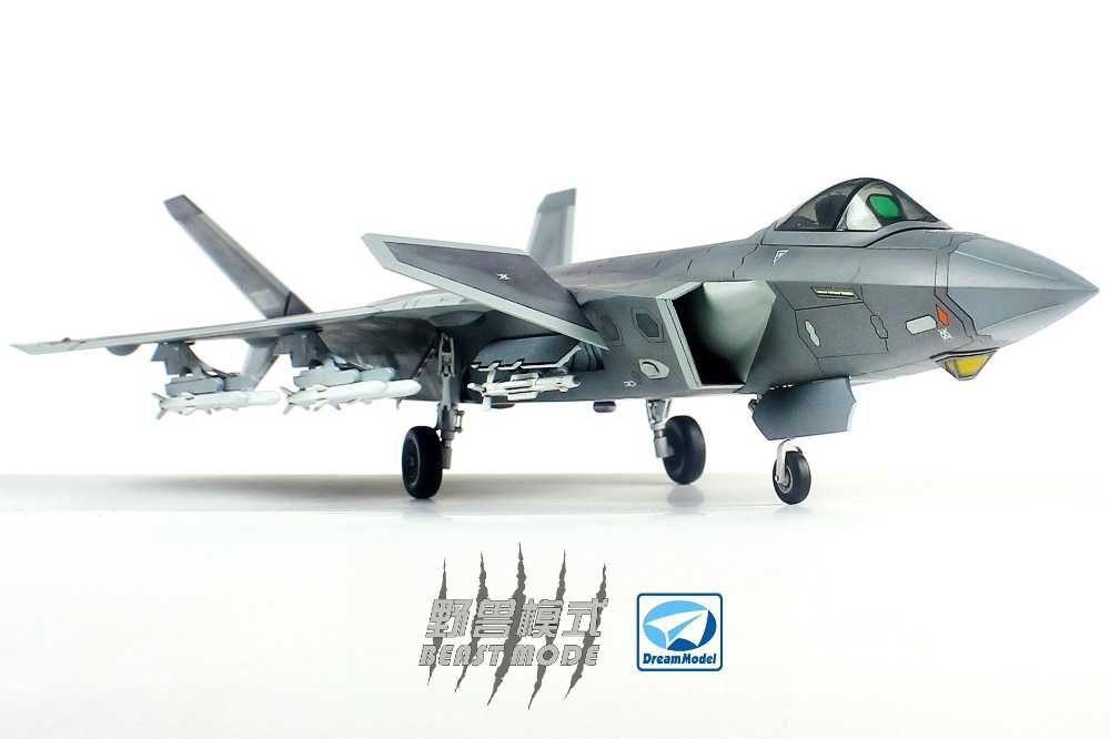 DMO720010BM ドリームモデル 1/72 J-20 「威龍」 中国空軍 ステルス