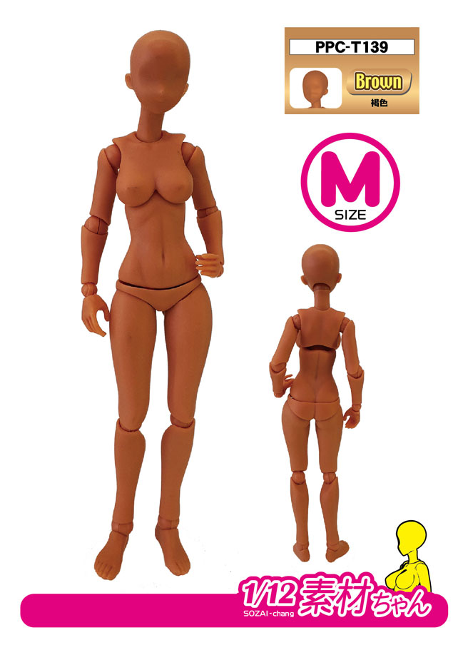 関節技EX 1/12素材ちゃんL フレッシュ【PPC-T140:4534966004759