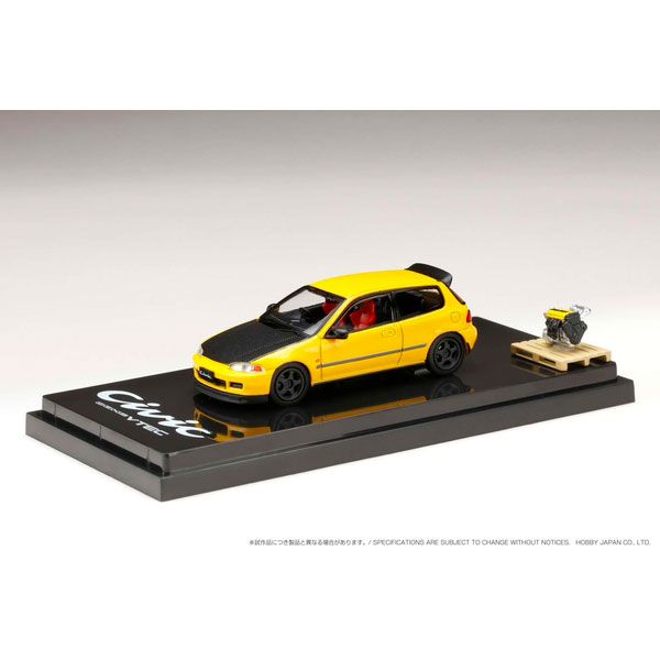 HJ642017AY HJ64 1/64 Honda CIVIC （EG6） JDM Style Customized