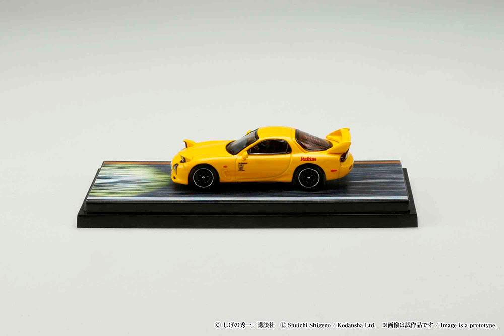 1/64 MAZDA RX-7（FD3S）RED SUNS / 頭文字D with 藤原 拓海 高橋 啓介