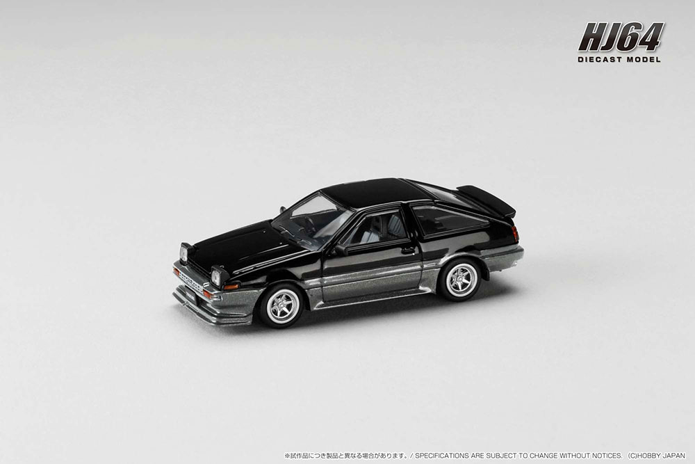 1/64 トヨタ スプリンター トレノ GT APEX (AE86) BLACK LIMITED JDM