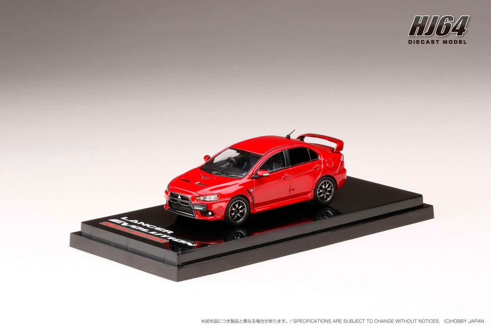 Mitsubishi Lancer Evolution X (CZ4A) Red Metallic(1/43 Scale