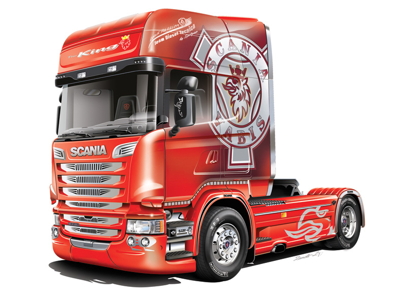 1/24 MAN TGX XXL D38 トラクターヘッド【IT3916:4545782094374