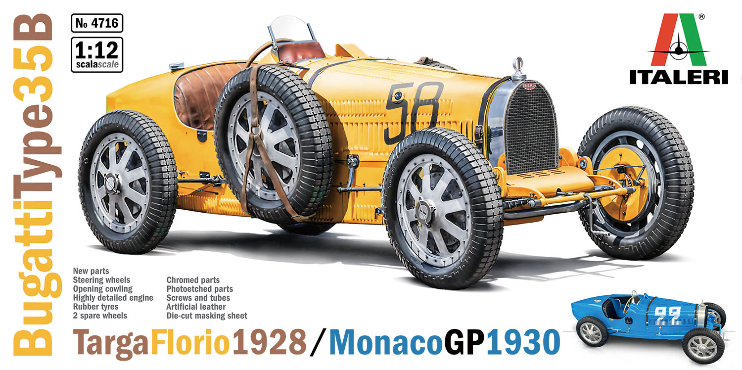 1/12 ブガッティ タイプ35B 1928 タルガ・フローリオ/1930 モナコGP