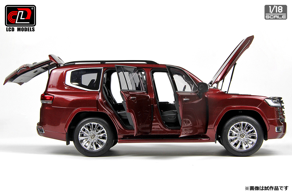 1/18 ランドクルーザー300 ZX レッド【LCD18013ZXRE:6971631022645