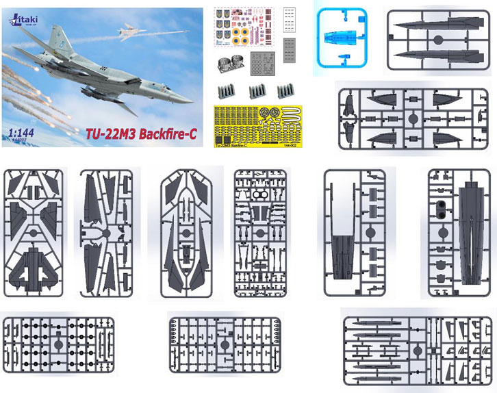 1/144 Tu-22M3 バックファイアC ミサイル爆撃機【LMK144002
