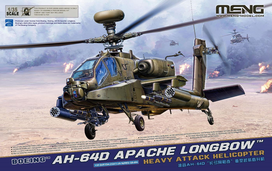 1/35 ボーイング AH-64Dアパッチ・ロングボウ戦闘ヘリコプター【MENQS