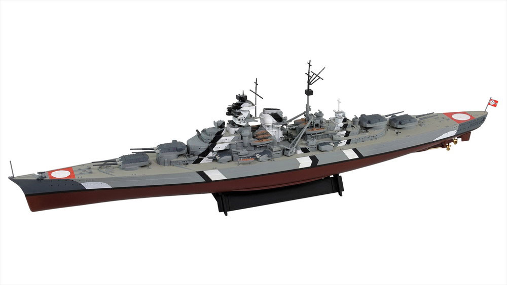 W261NH 1/700 ドイツ海軍 戦艦 ビスマルク（ティルピッツ製作可能） 旗