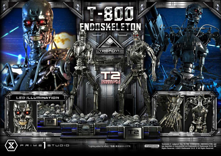 ミュージアムマスターラインターミネーター2 T-800エンドスケルトン