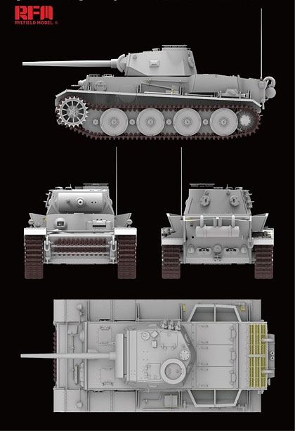 RFM5036 ライフィールド 1/35 ドイツ 6号戦車 B型(vk36.01)【RFM5036
