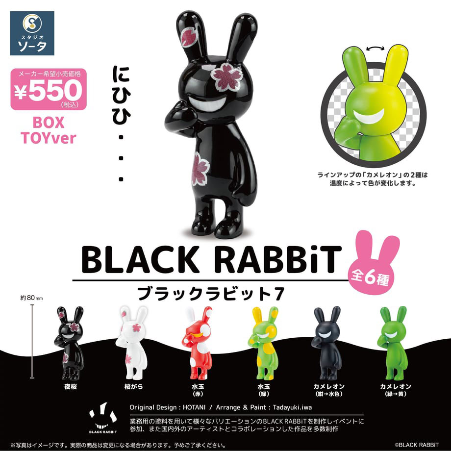 BLACK RABBiT7【1BOX 6個入】【4582779491877】｜SO-TA