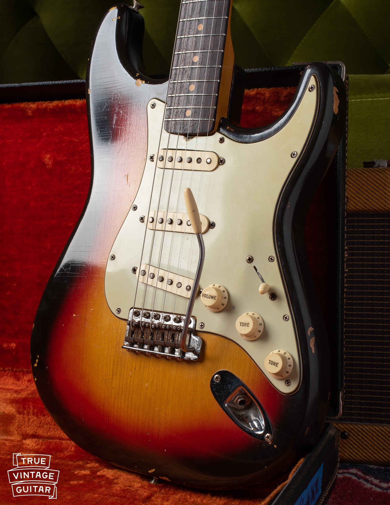 Fender Stratocaster 1963 Sunburst – True Vintage Guitar