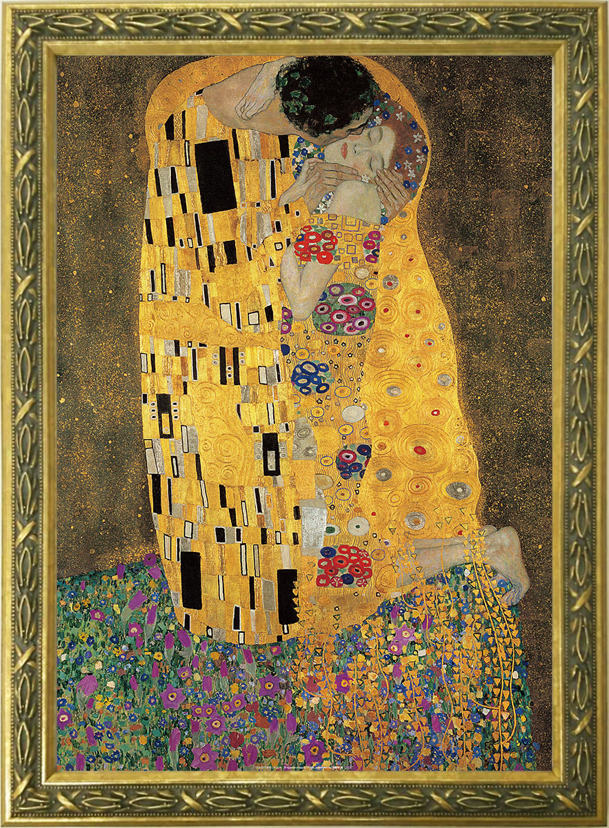 トライエックス / 接吻/クリムト ゴールドフレーム 世界の名画 アート