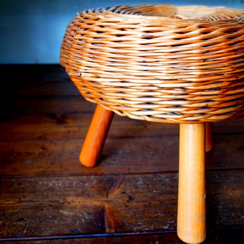 Tony Paul Wicker Stool | trove｜ビンテージ家具・雑貨