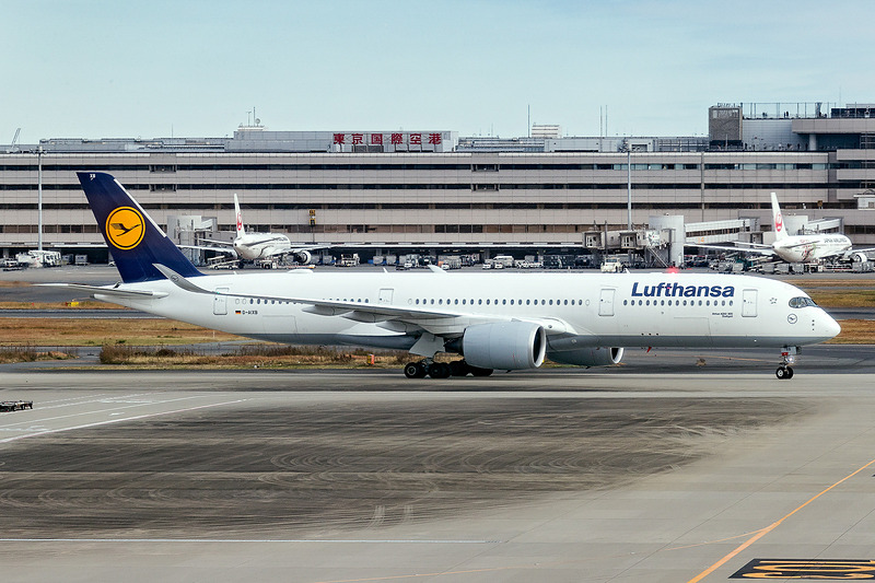 エアバス A350-900型機が12月からルフトハンザの羽田～ミュンヘン線に