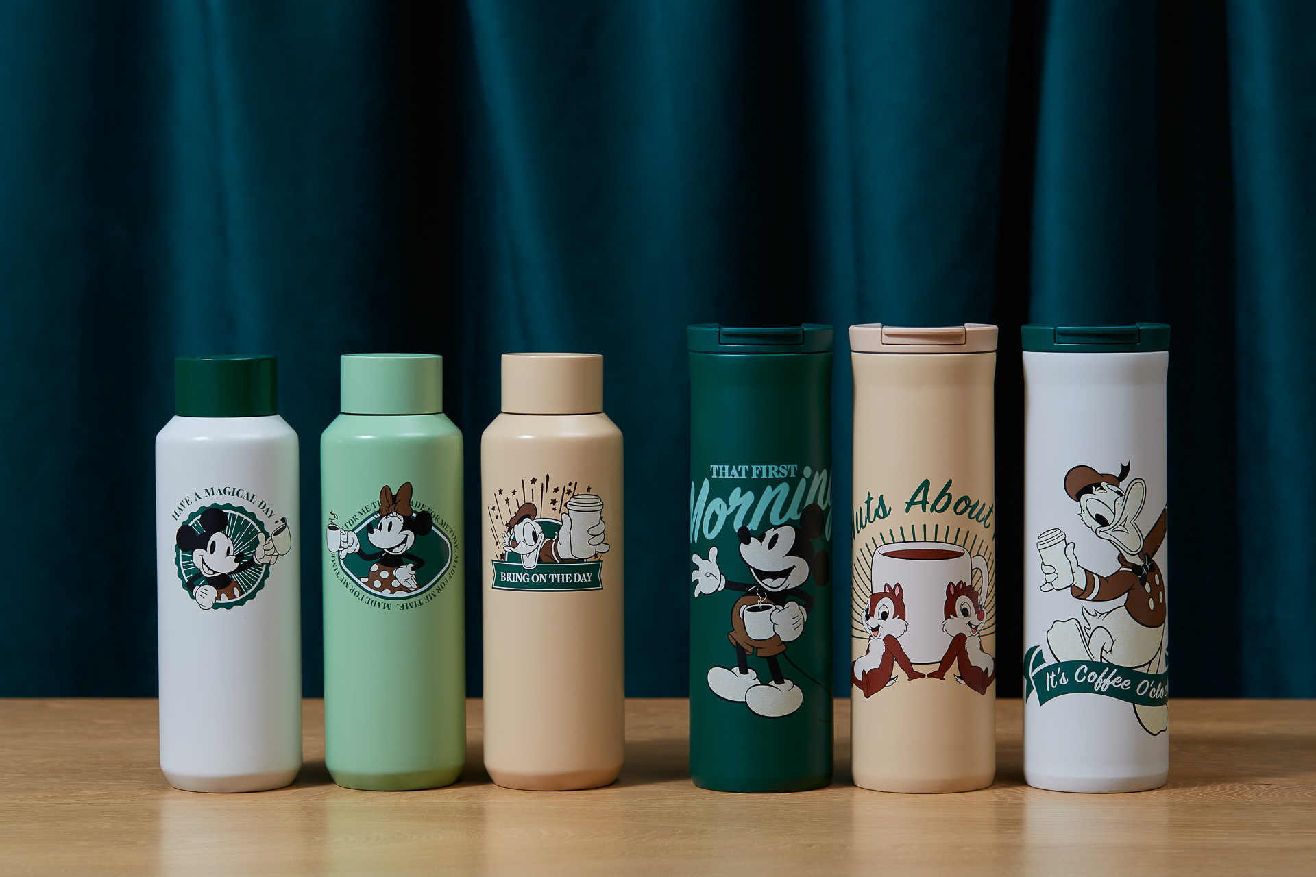 スターバックス、ディズニーのステンレスボトル全6種。10月4日発売