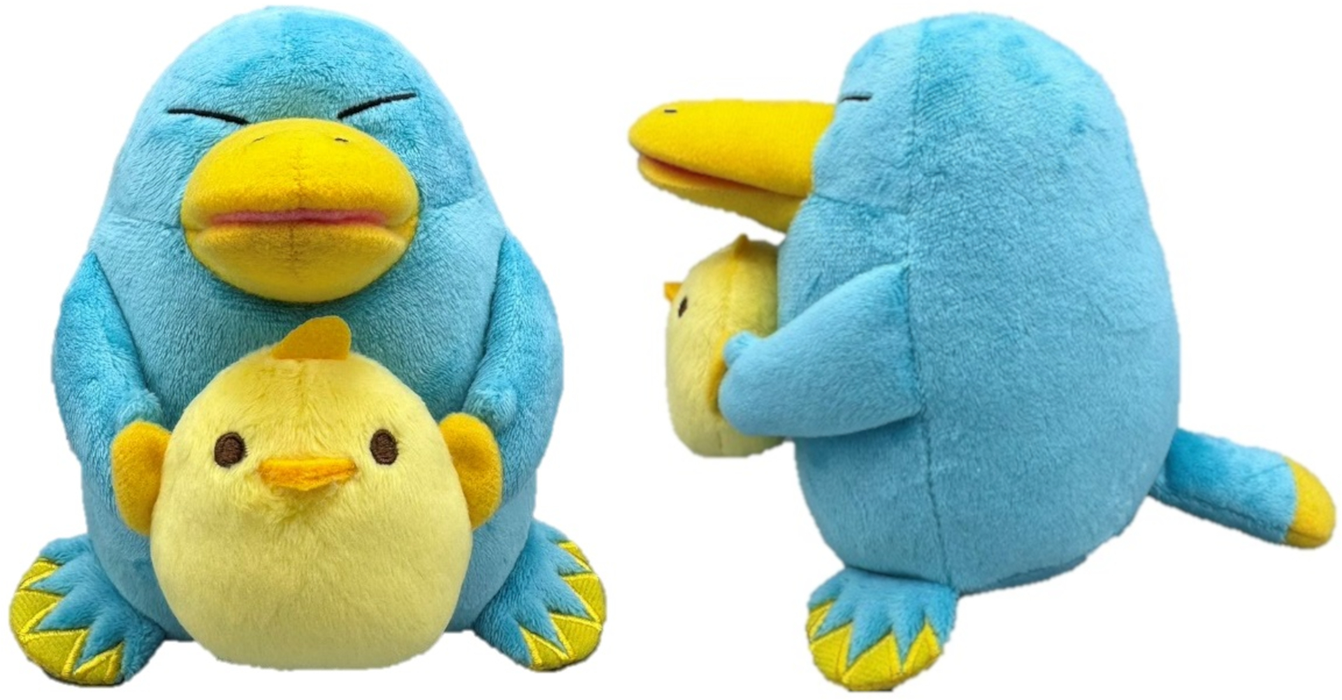 関西イコちゃん×東海ぴよりん、初コラボでだっこぬいぐるみ。一緒に