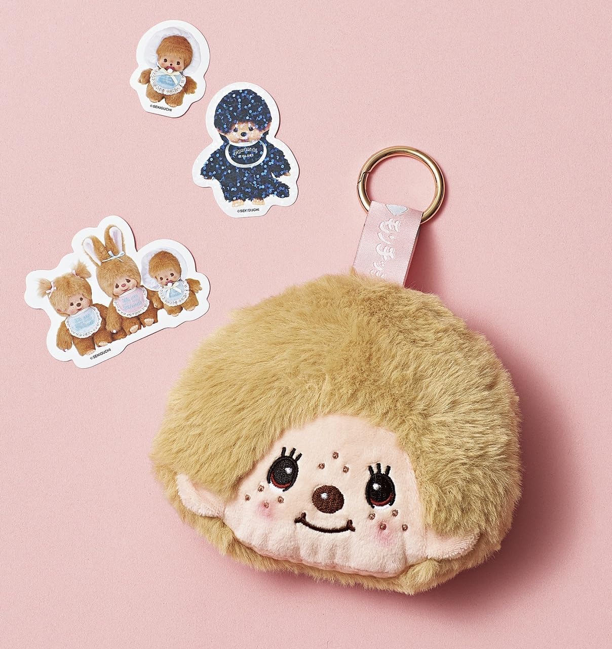 モンチッチ」と初コラボ！ ふんわりポーチチャーム＆シール付録のsweet