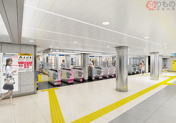 銀座線の青山一丁目駅と外苑前駅をリニューアル 「優雅さ」「爽やかさ