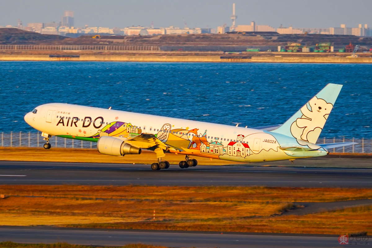 AIRDO退役「ベアドゥJET」スゴイ経歴に喝采の声 今やレア機767-300終焉