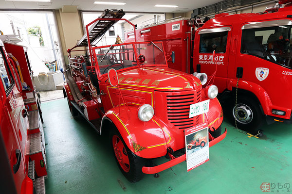 画像ギャラリー | 現存唯一 昭和レトロ消防署に眠る戦前生まれの消防車