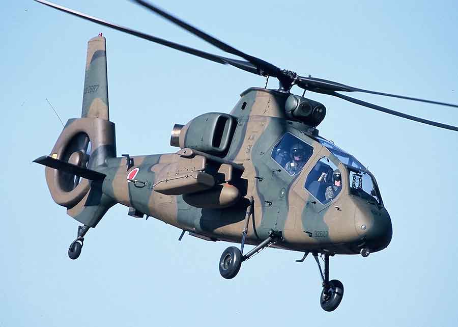 エンジンも日本製 純国産機OH-1「ニンジャ」初飛行-1996.8.6 攻撃ヘリ