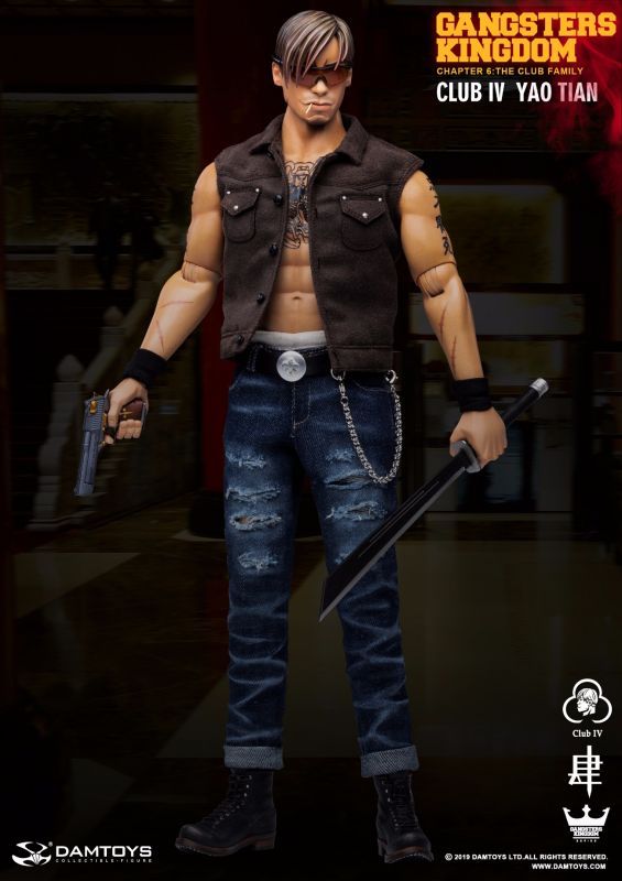 DAMTOYS 1/6 GK019 ギャングスターズ キングダム - クラブ 4 ヤオ