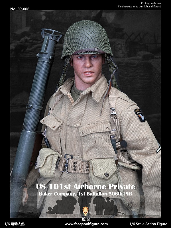 FacePoolFigure 1/6 US 101st Airborne Private アクションフィギュア