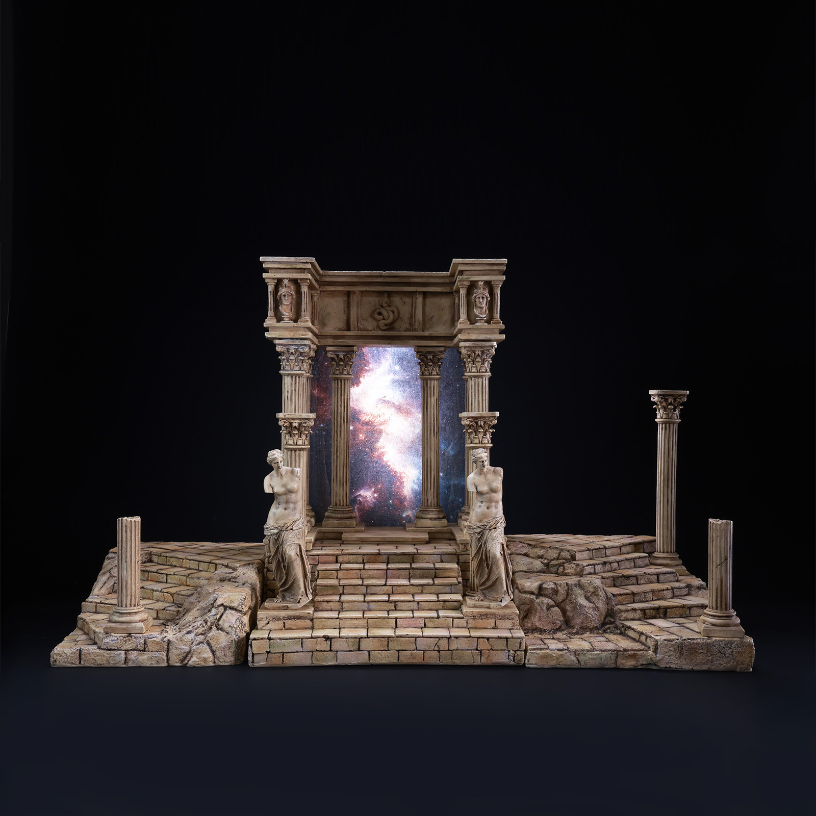 MMMTOYS 1/12 古代遺跡 ローマ神殿遺跡 ジオラマベース M2513 Ancient