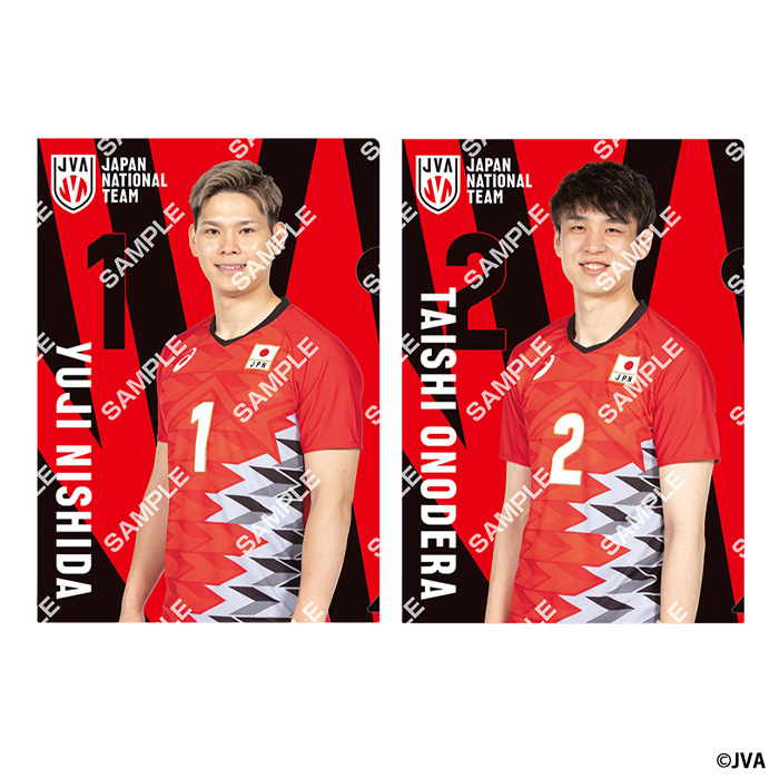 バレーボール男子日本代表 クリアファイル＆缶バッチ ガシャポン®に初